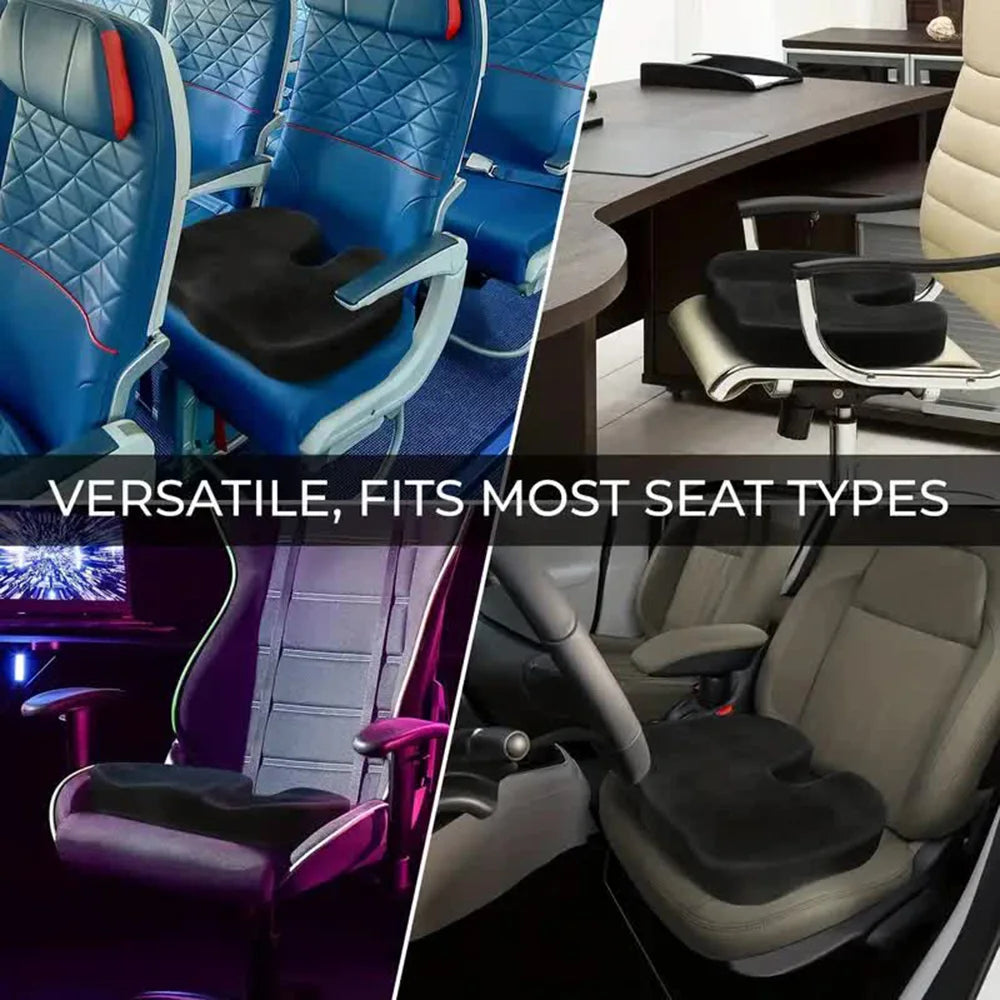 Collage of various seat types with a focus on versatility and comfort.
